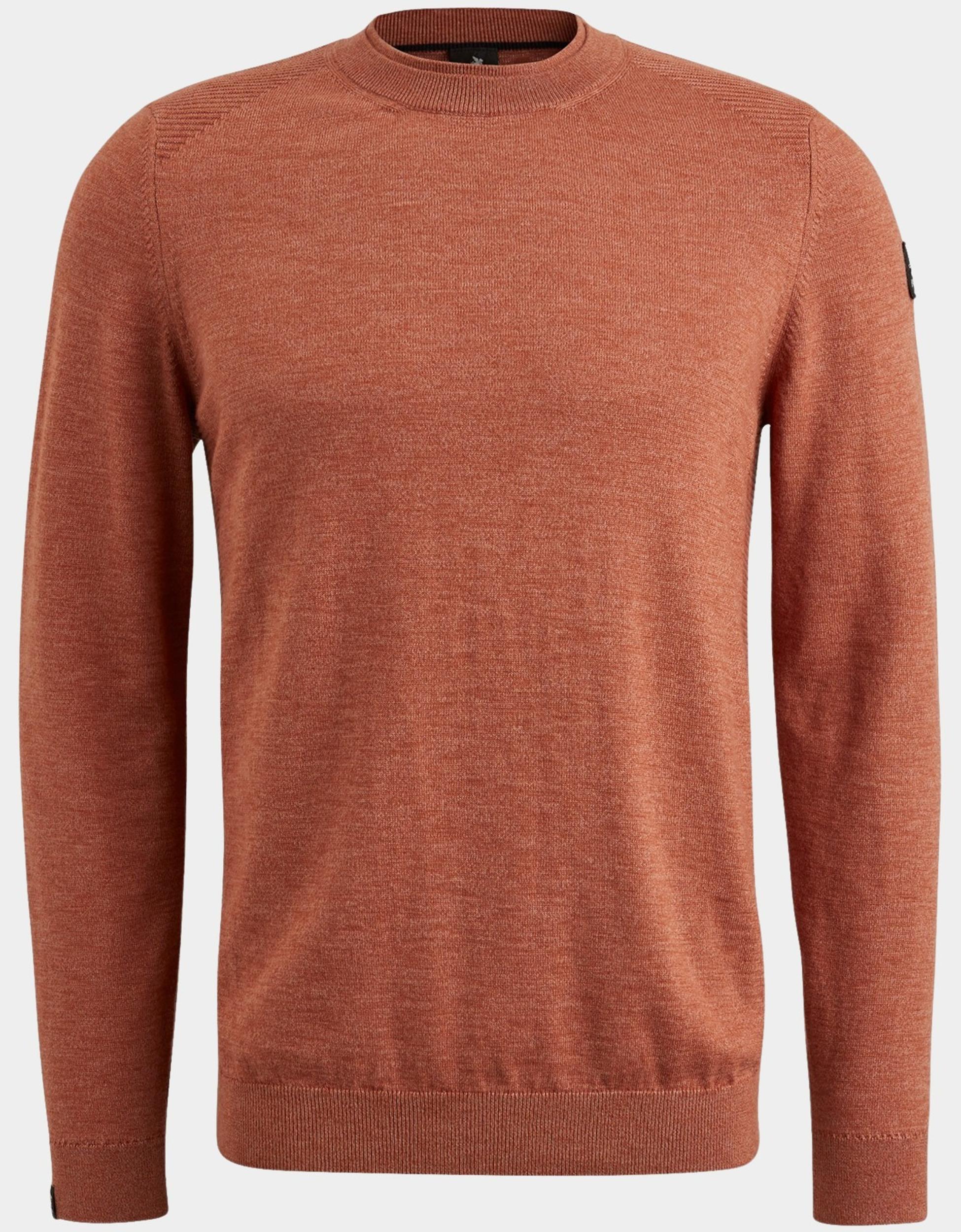 Vanguard Pullover Oranje R-neck cotton slub VKW2402300/8156