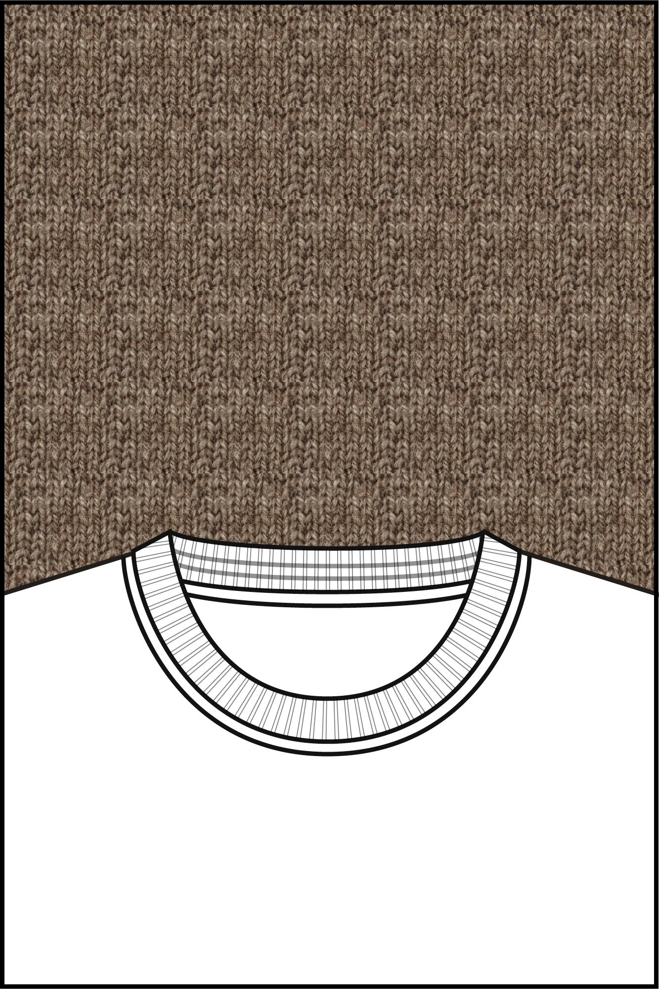 Baileys Pullover Bruin Crew Neck Pullover 10gg singl 520092/865