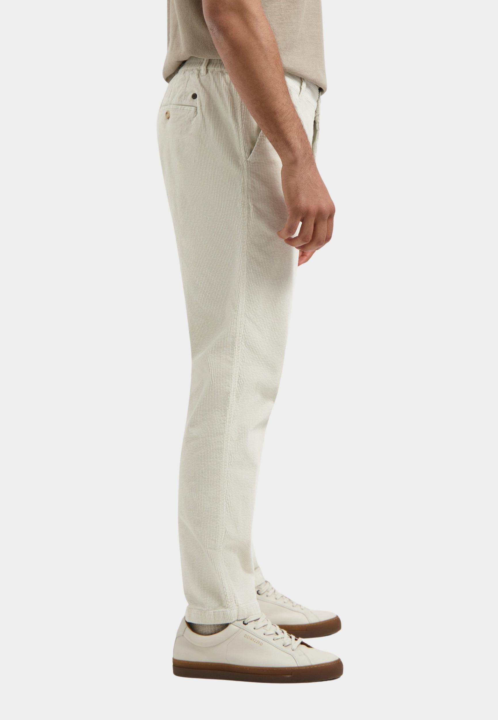Dstrezzed Ribbroek Wit DS_Logan Lt. Wide Rib Chino 501956/107