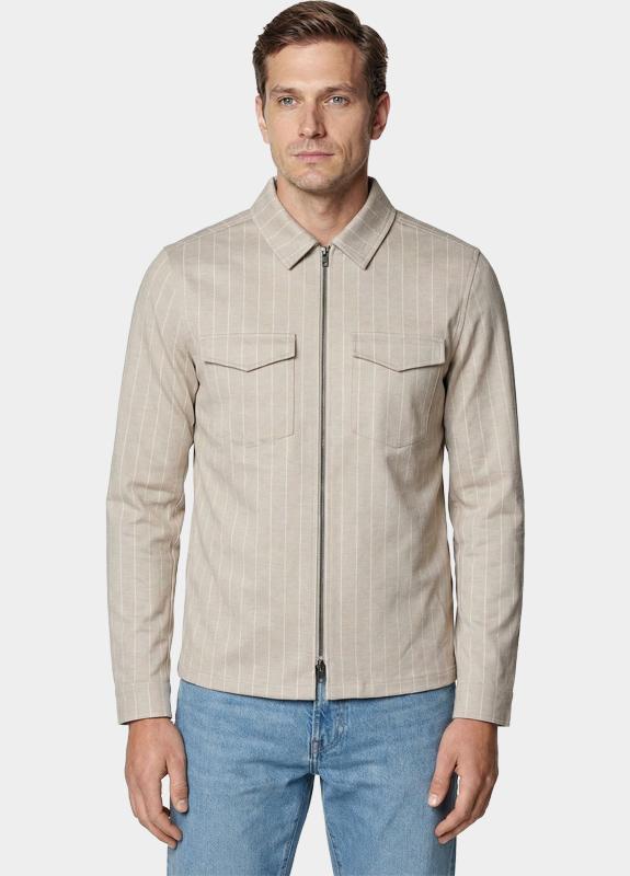 Born With Appetite Overshirt Grijs Boed Shirtjacket BWA26114BO40/2501