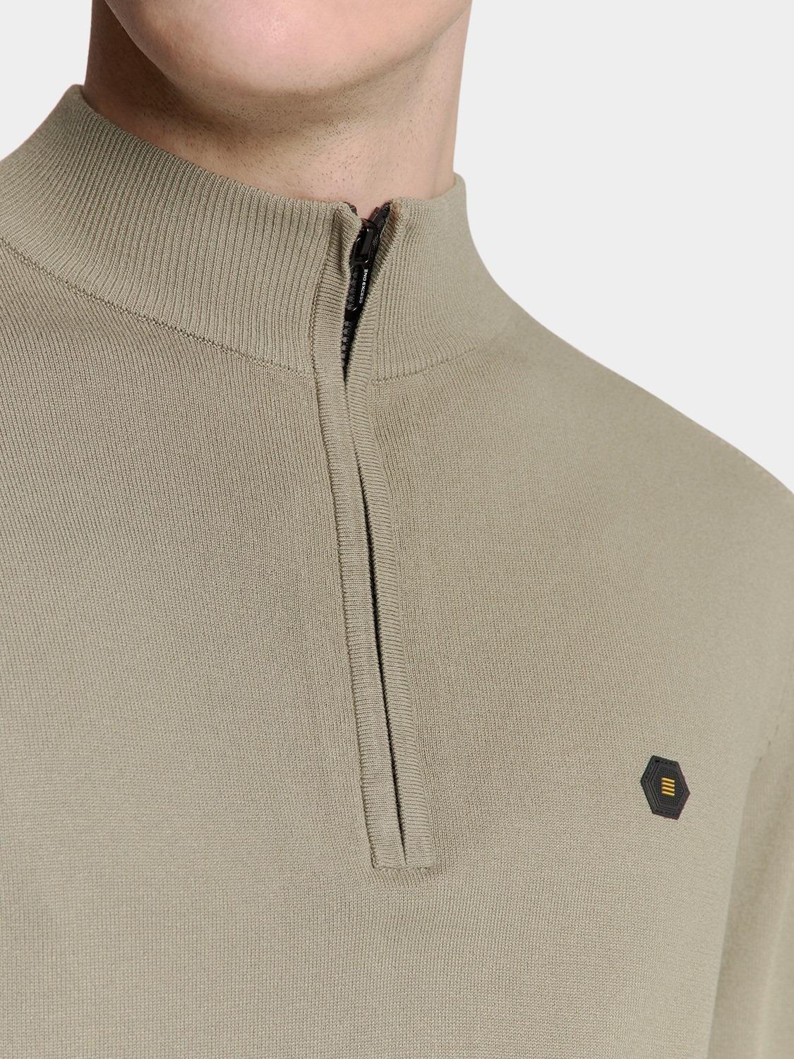 No Excess Half Zip Groen  27210106SN/177