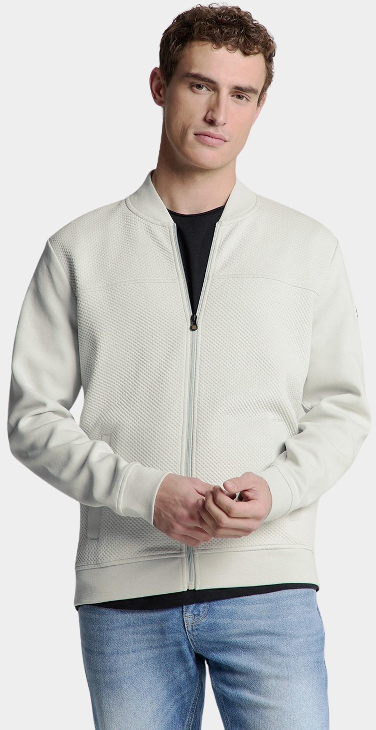 No Excess Vest Wit Sweater Full Zipper Jacquard 27100119/017