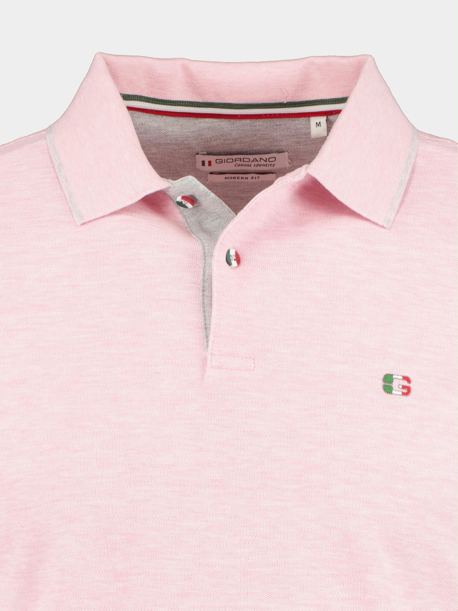 Giordano Polo korte mouw Roze Nico 316588/51