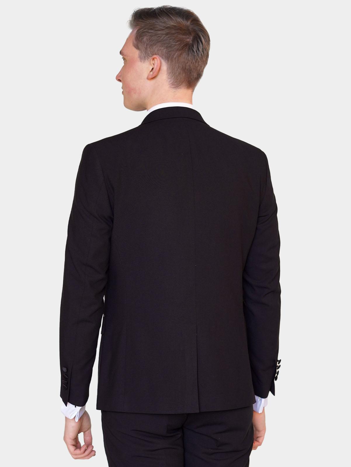 Ziltt Smoking Zwart 3-delig DINNER SUITS NYG-H62339/Black plain