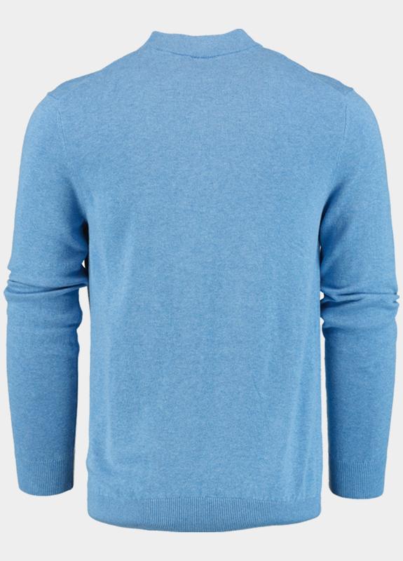 Bos Turtle neck Blauw Tex Mockneck Pull 25305TE06/237 oxford blue