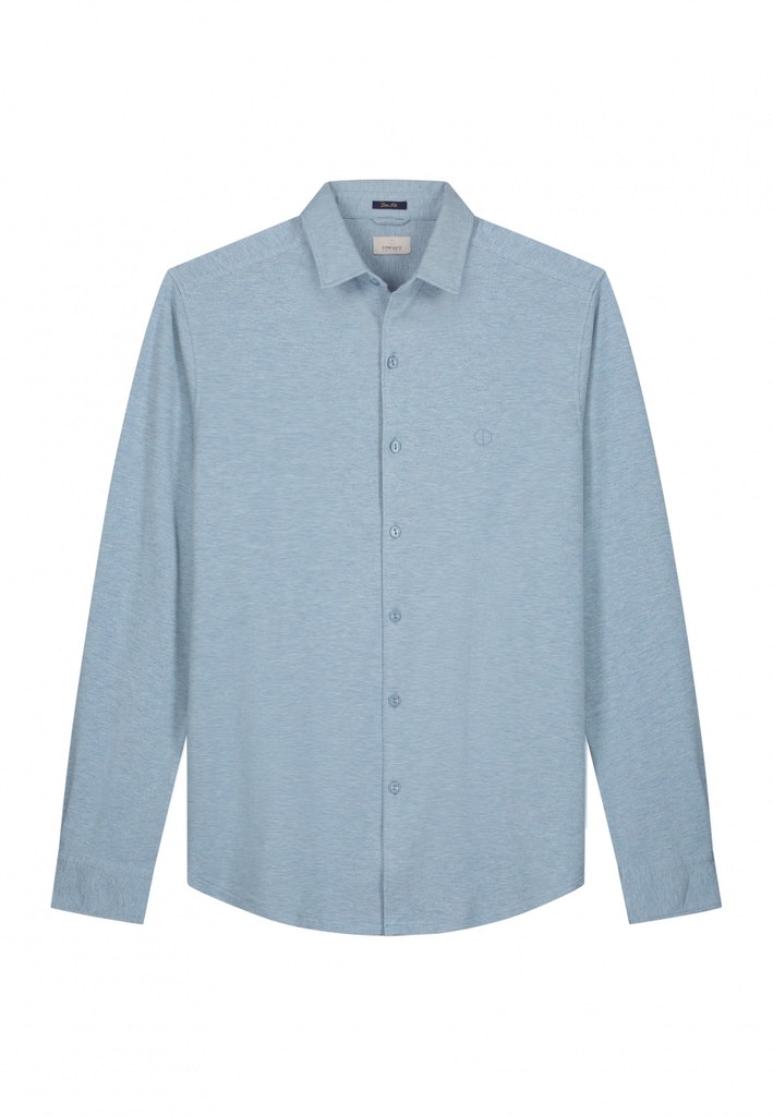 Dstrezzed Casual hemd lange mouw Blauw Kirk Shirt 303714-NOS/693