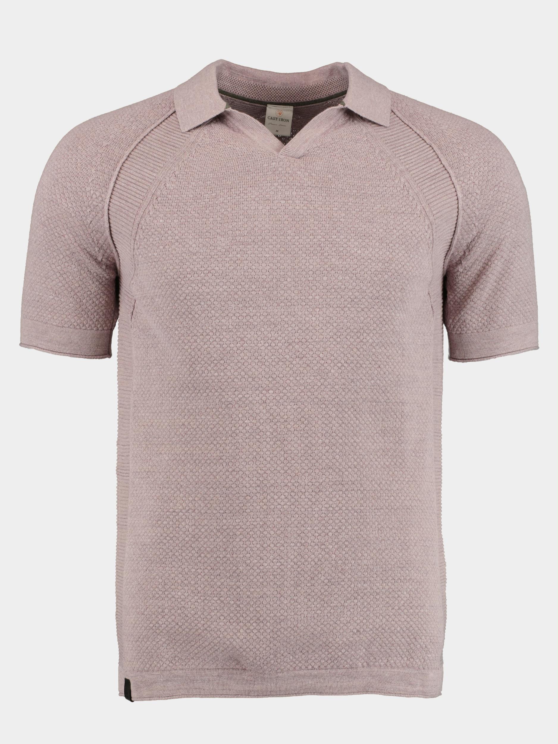Polo korte mouw paars short sleeve polo cotton mela cpss2303864 4319