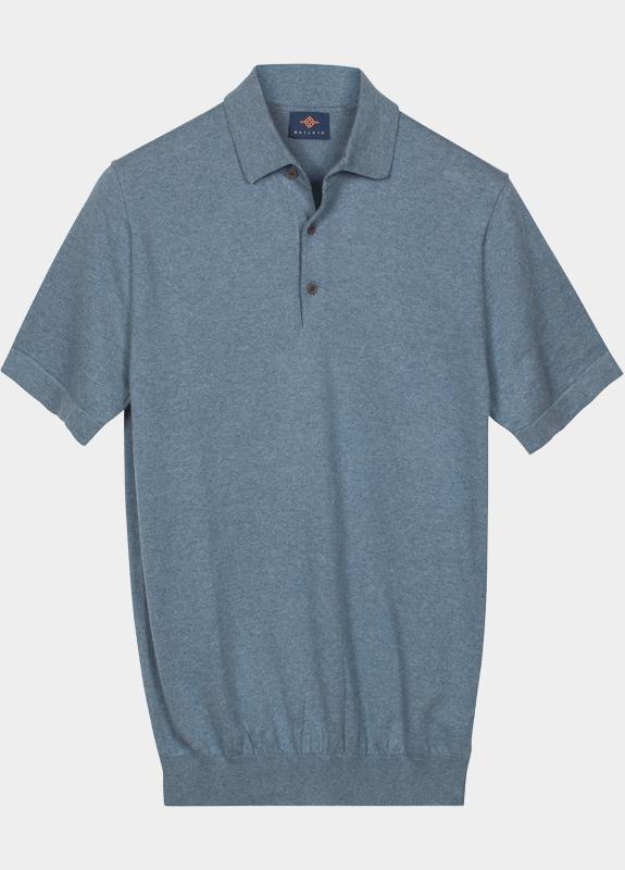 Baileys Polo heren Blauw Polo knitted-SS Polo Collar 1 615788/645