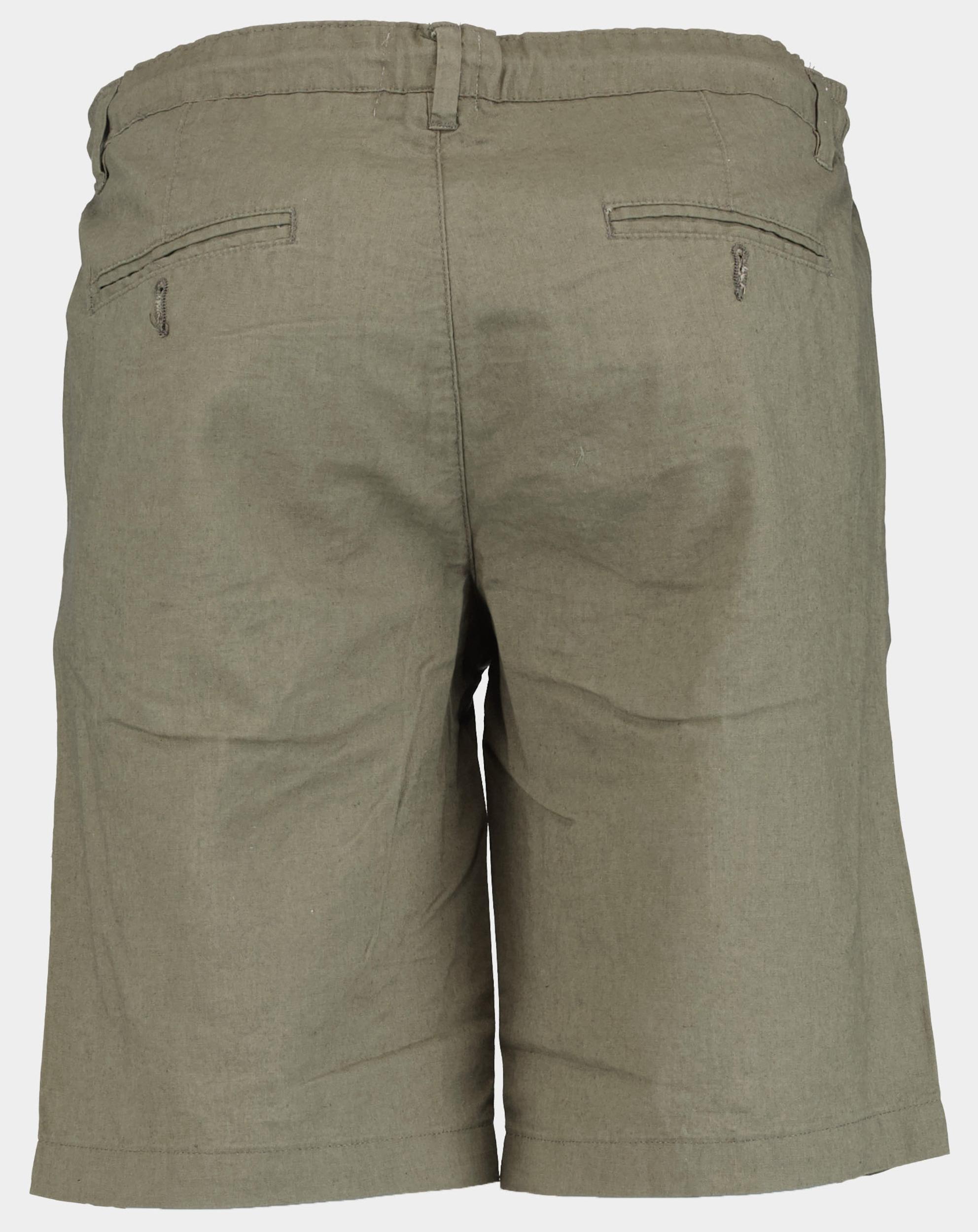 Bos Korte Broek Groen Bermuda linnen katoen 2739425/331 Sottobosco