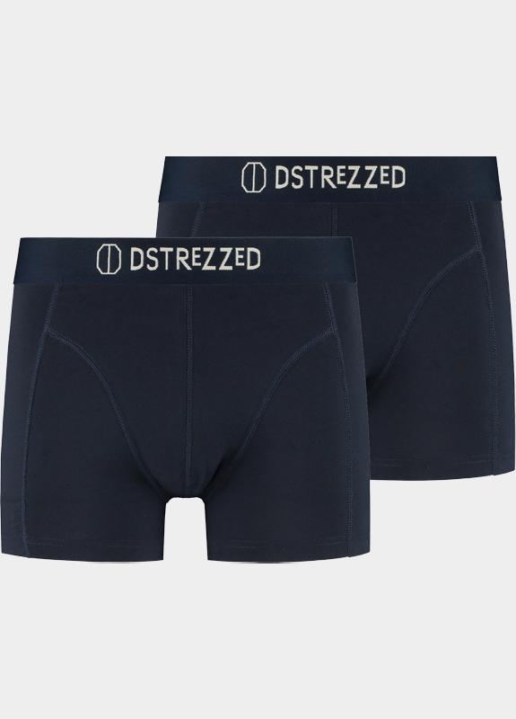 Dstrezzed Boxershorts Blauw Chaplin 2 Pack Boxers Bamboo 707014/649