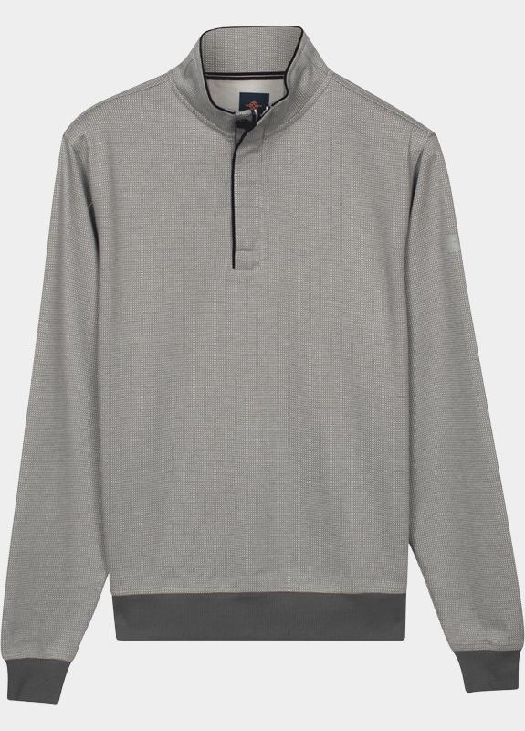 Baileys half zip sweater heren Grijs Sweatshirt 1/2 Zip  y/d Jacqu 613147/91