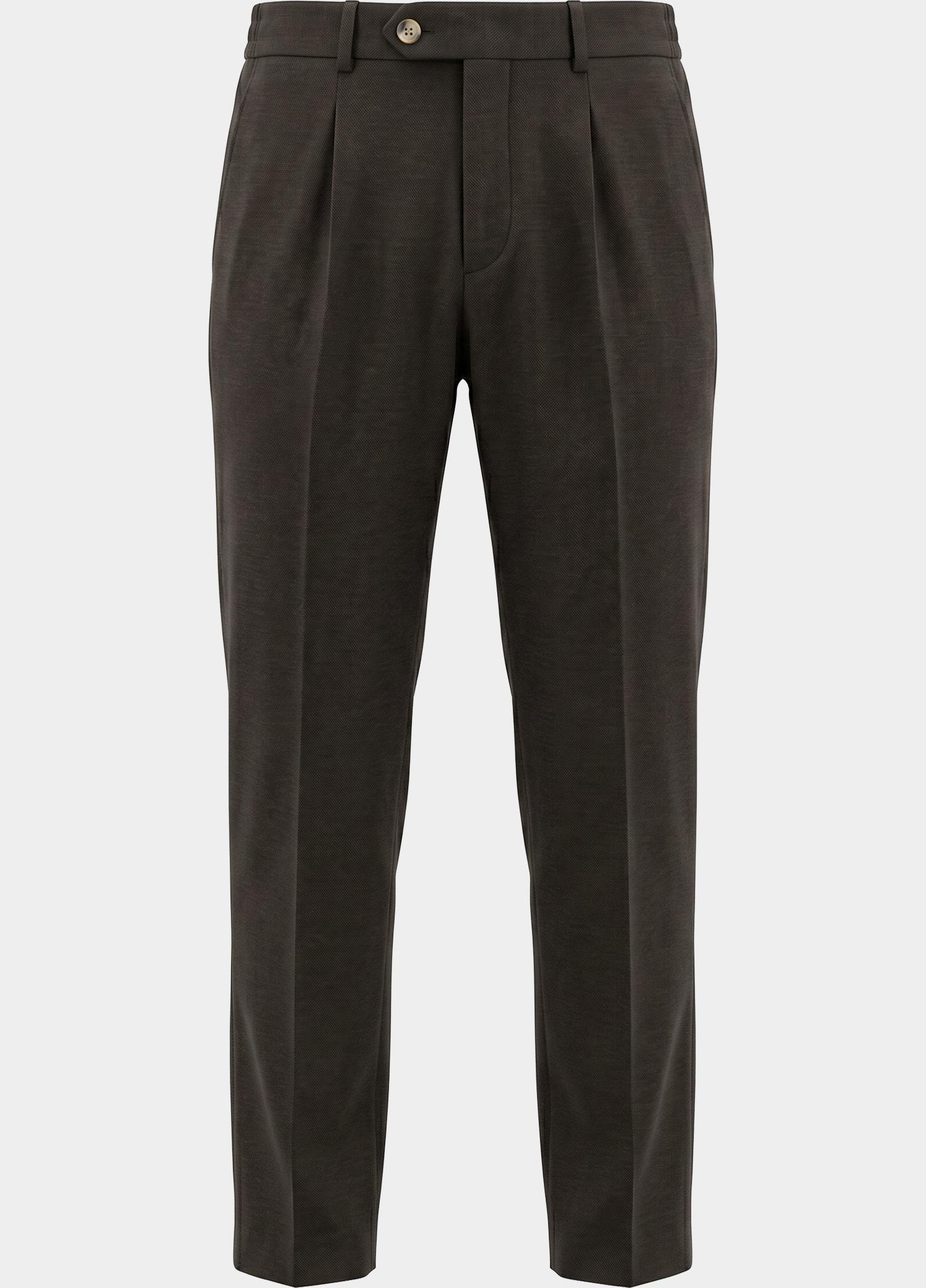 Born With Appetite Chino Bruin Pedro Jersey Pants 25304PE69/870 dark brown