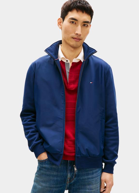 Tommy Hilfiger Vest Blauw ESSENTIAL INTECHNO MIX ZIP TH MW0MW41758/DCC