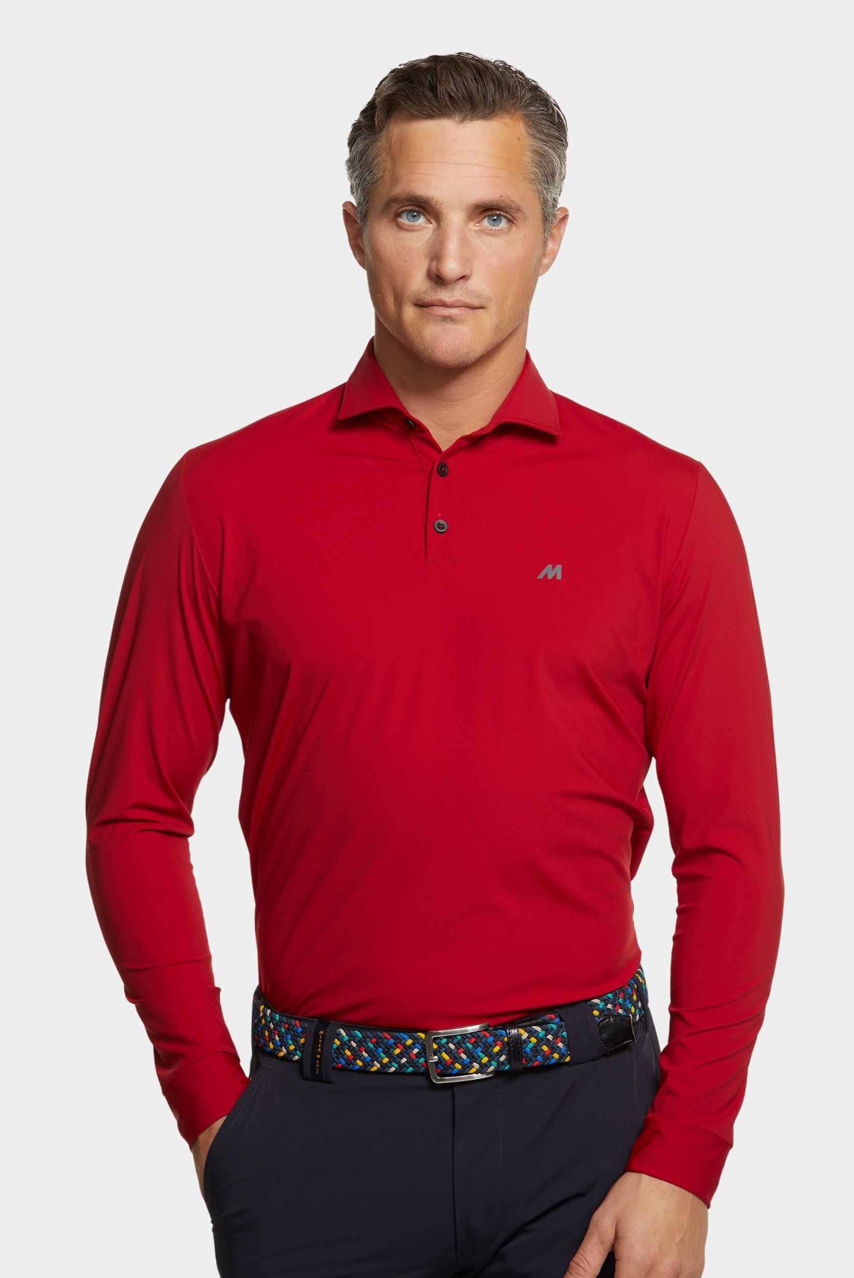 Meyer Polo lange mouw Rood BRYSON Art.9-9007 9529900700/56
