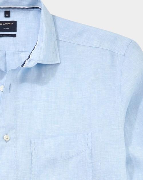 Olymp Casual hemd lange mouw Blauw Casual 407074/10