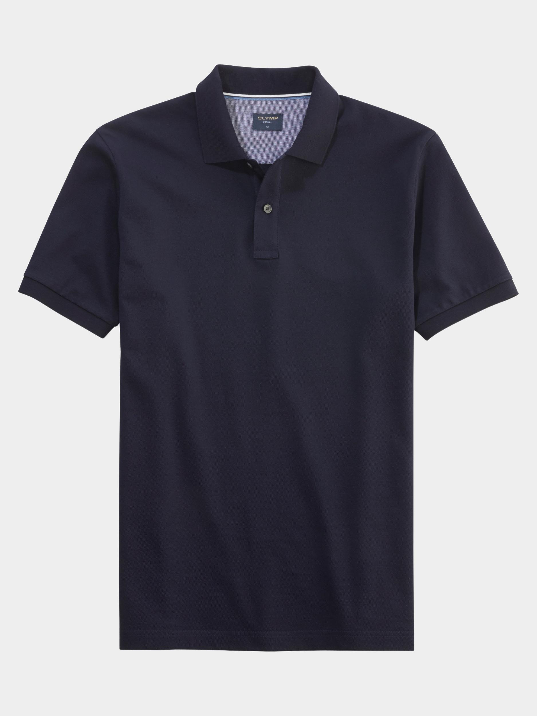 Olymp Polo korte mouw Blauw Polo PiquÃ© solid 540952/18