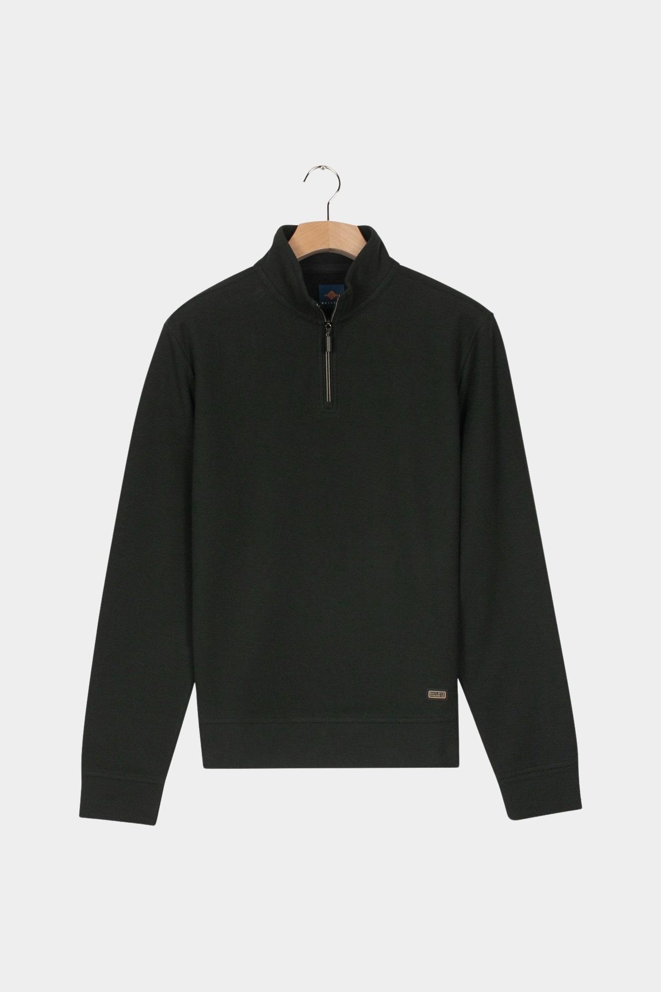 Baileys sweat halfzip Groen Sweatshirt 1/2 Zip  Jacquard 523155/79