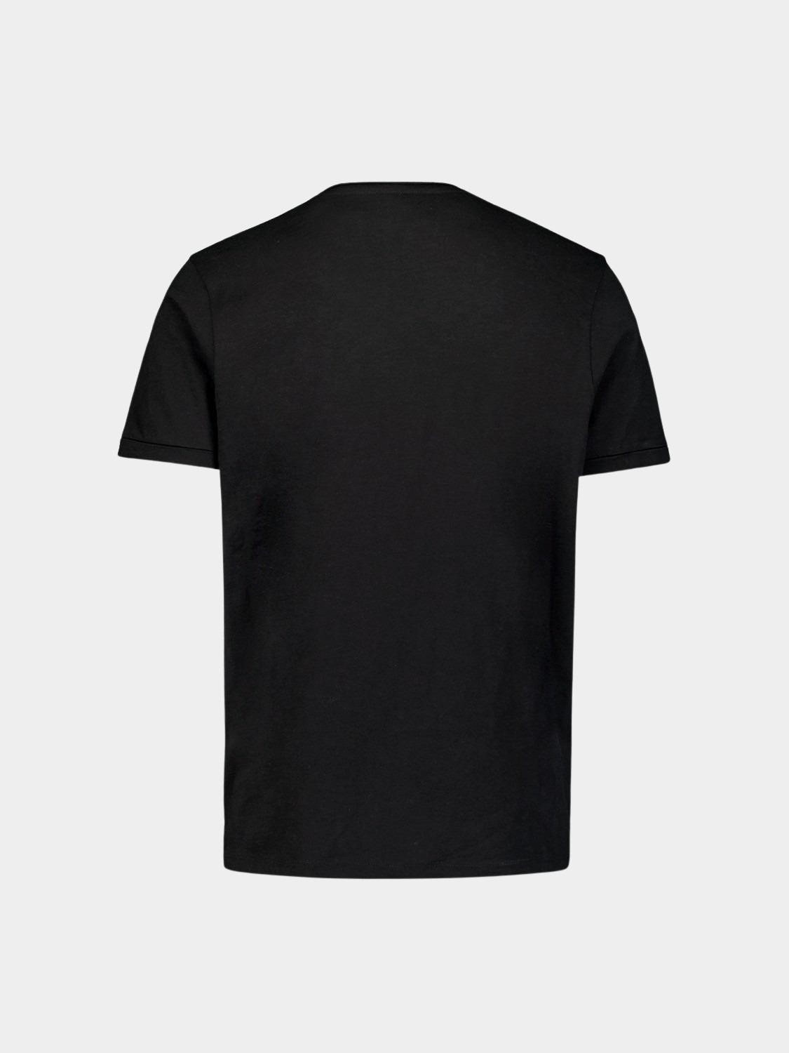 No Excess T-shirt korte mouw Zwart T-Shirt Crewneck Slub N3602/020