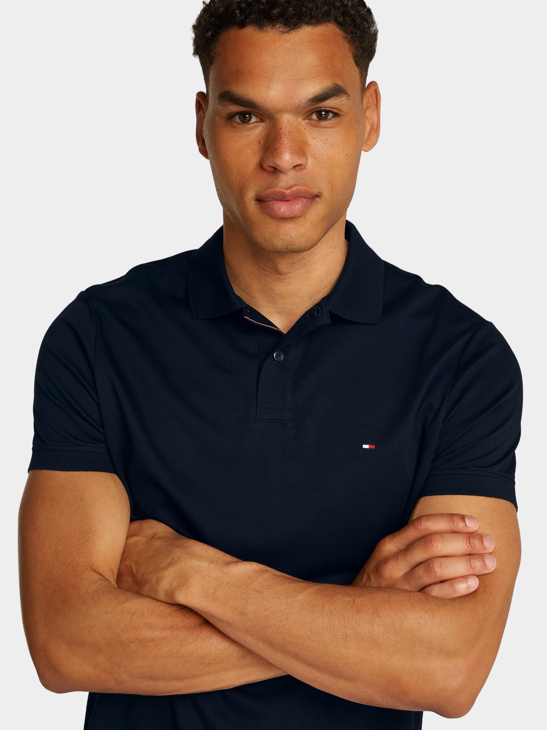 Tommy Hilfiger Polo korte mouw Blauw Interlock Placket Inter Reg Po MW0MW38465/DW5