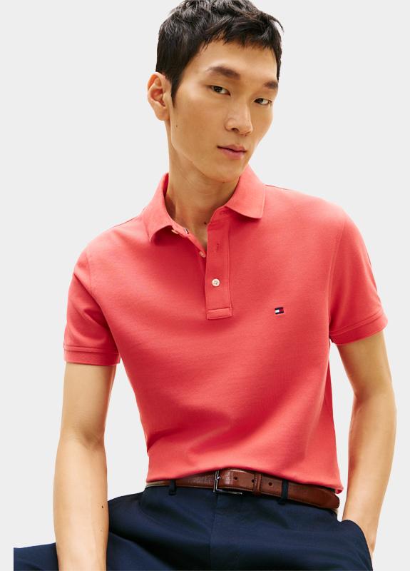 Tommy Hilfiger Polo korte mouw Rood 1985 SLIM POLO MW0MW17771/XKS