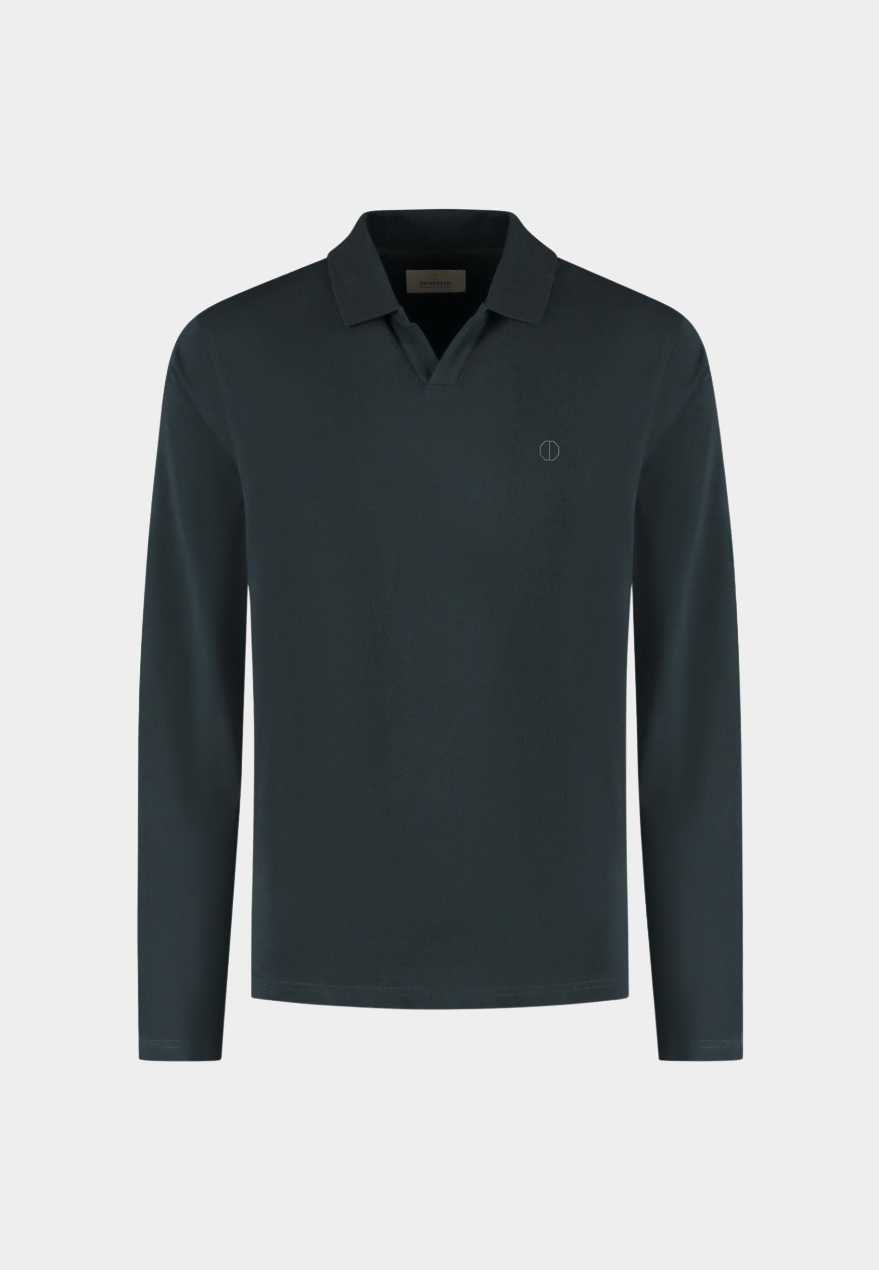 Dstrezzed Polo lange mouw Groen DS_Zenon Ls Polo 211054/562