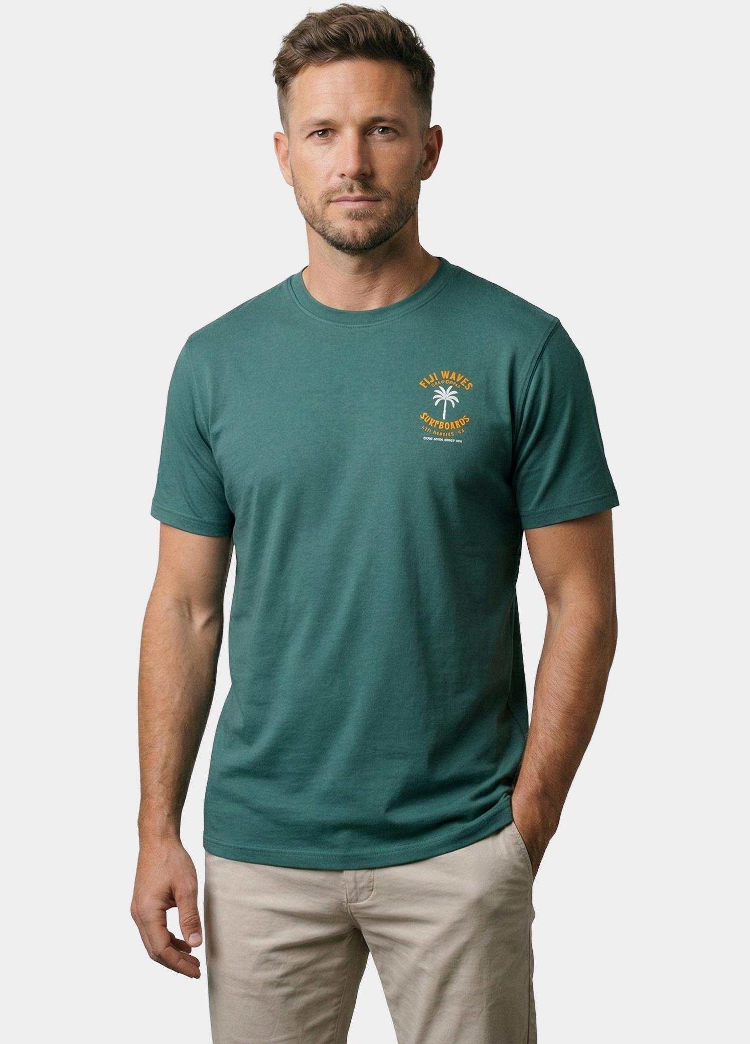 Cars Jeans T-shirt heren Groen Froso 43552/46