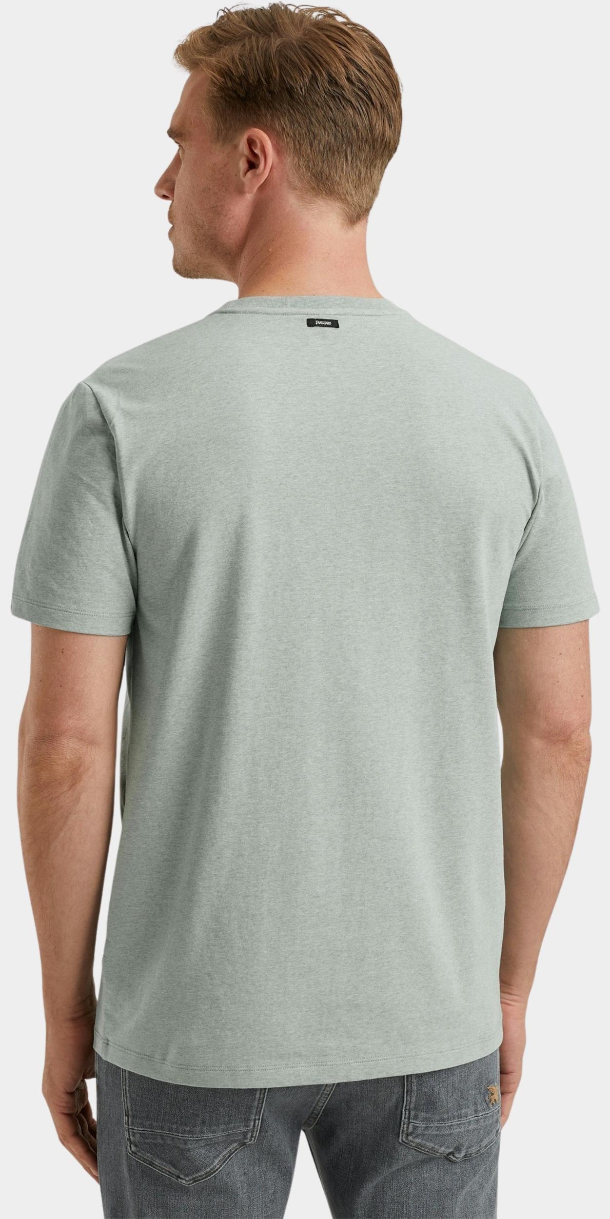 Vanguard T-shirt korte mouw Groen R-neck cotton elastan jersey VTSS2503510/6023
