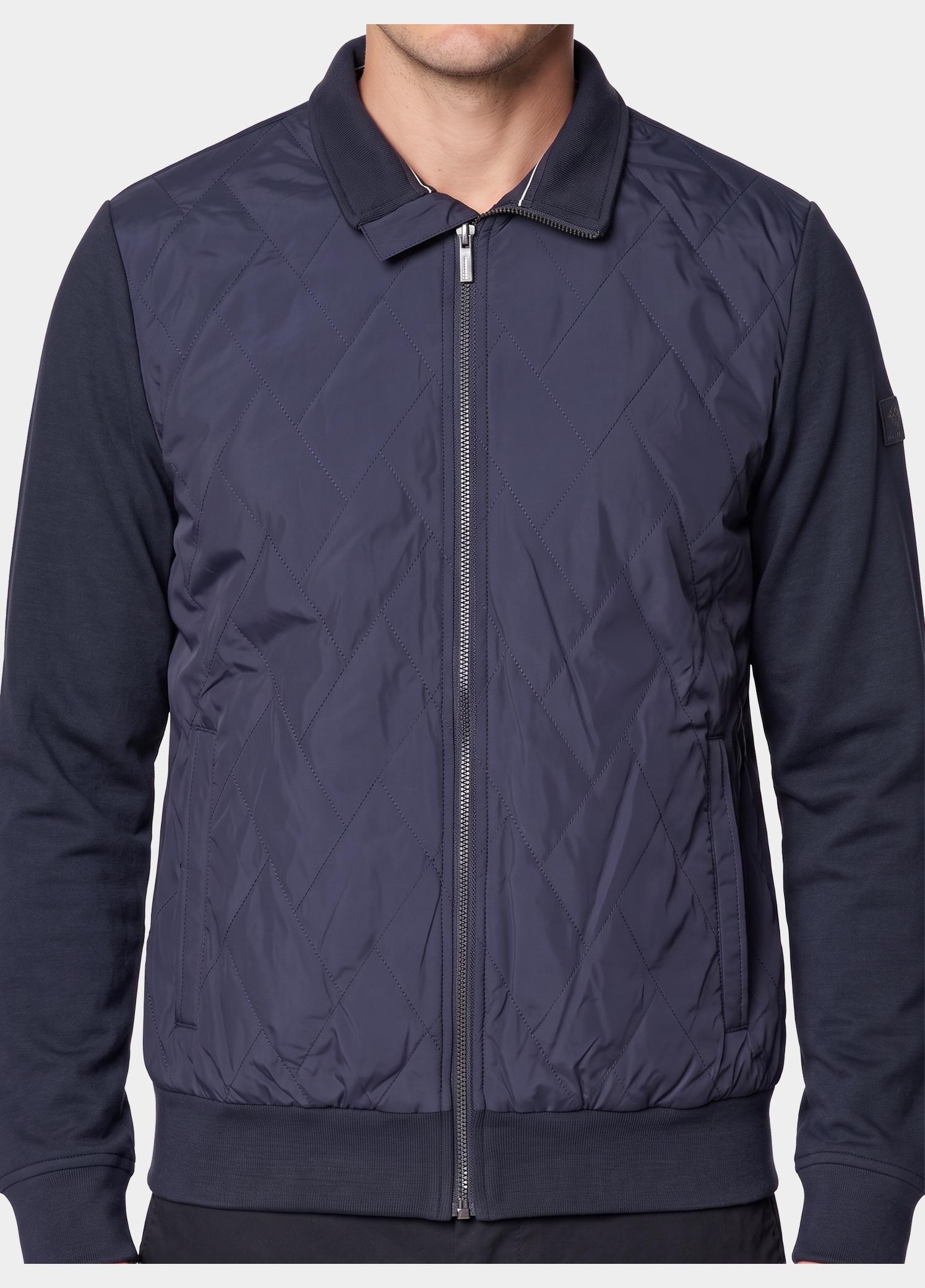 Baileys sweatvest heren Blauw Front Panel 622288/60