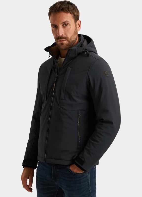 PME Legend Winterjas heren Blauw Semi long jacket HAWKDOWN Sof PJA2510140/5281