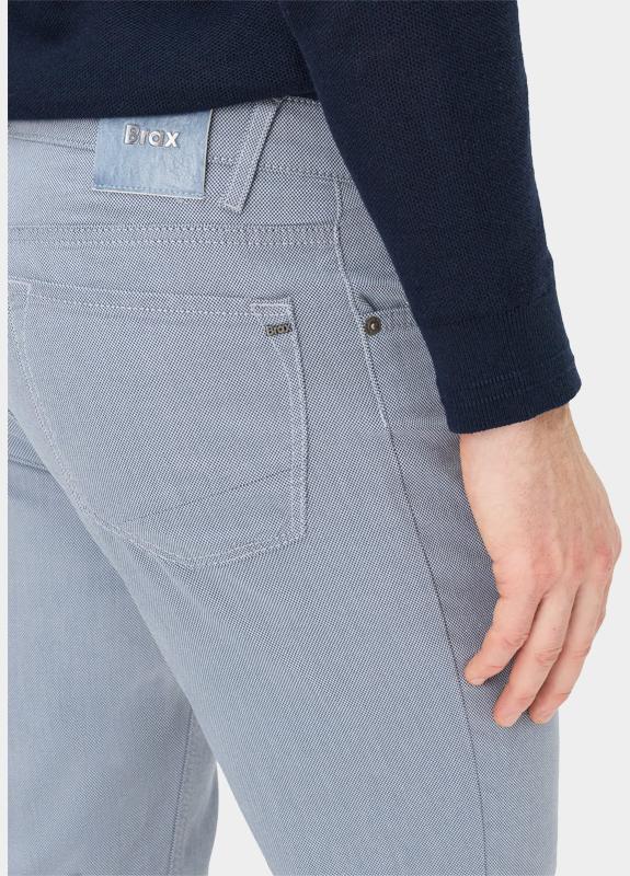 Brax Katoenen 5-Pocket Blauw STYLE.CHUCK 07-1722 07863020/25