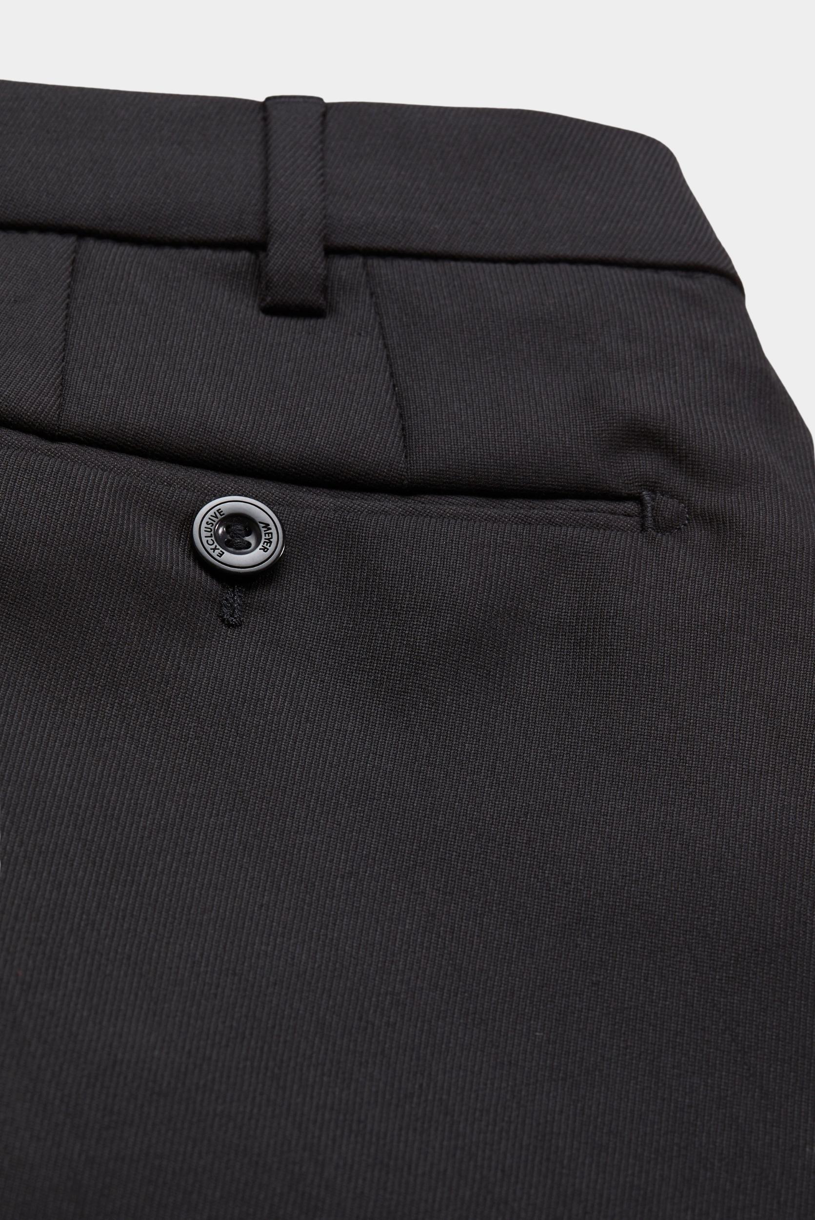 Meyer Wollen Pantalon Zwart BONN Art.9-8400 1029840000/09