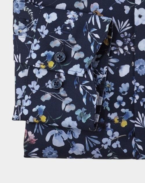 Olymp Business hemd lange mouw Blauw Luxor 125674/18