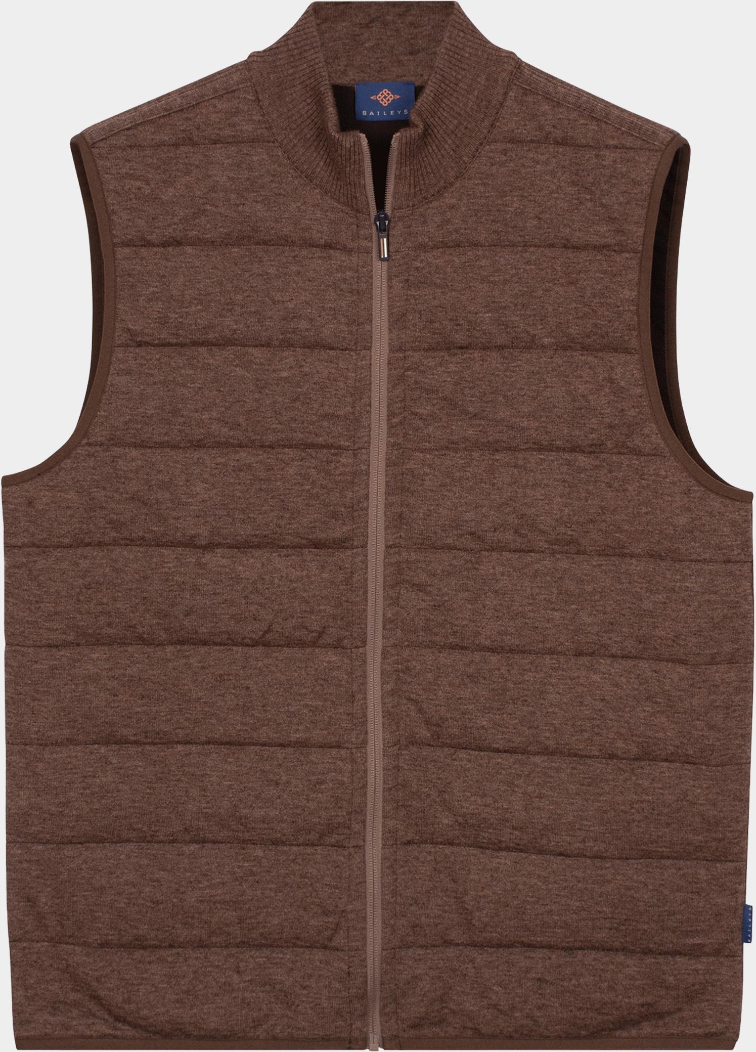 Baileys Bodywarmer heren Blauw Cardigan Zip- Lined - Sleevel 628094/985