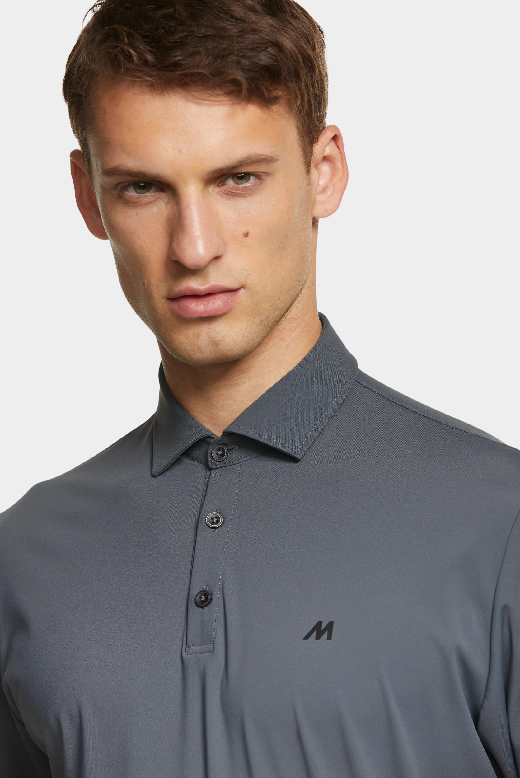 Meyer Polo lange mouw Grijs BRYSON Art.9-9007 9529900700/08