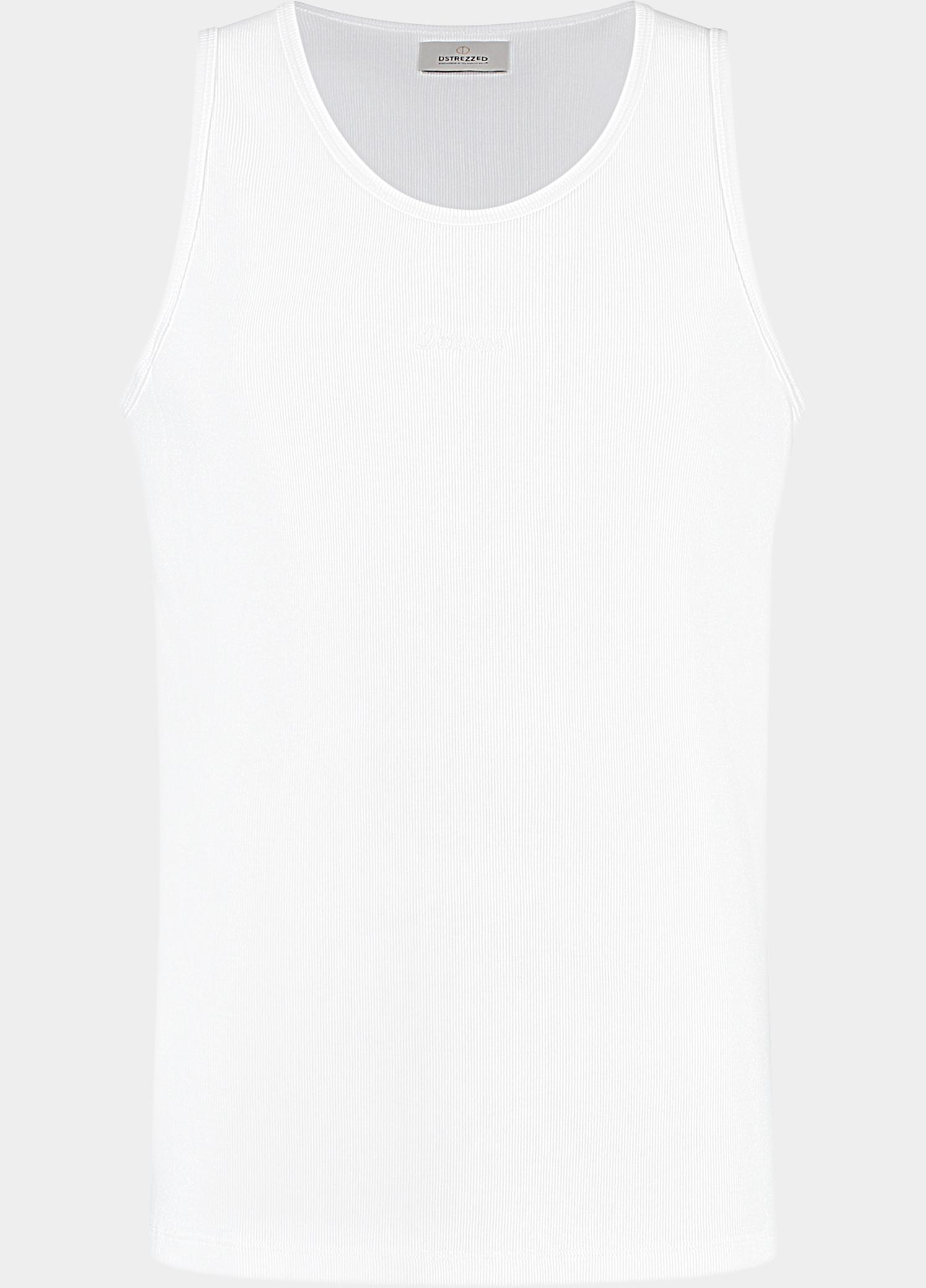 Dstrezzed T-shirt korte mouw Wit DS_Kev Singlet 203074/100