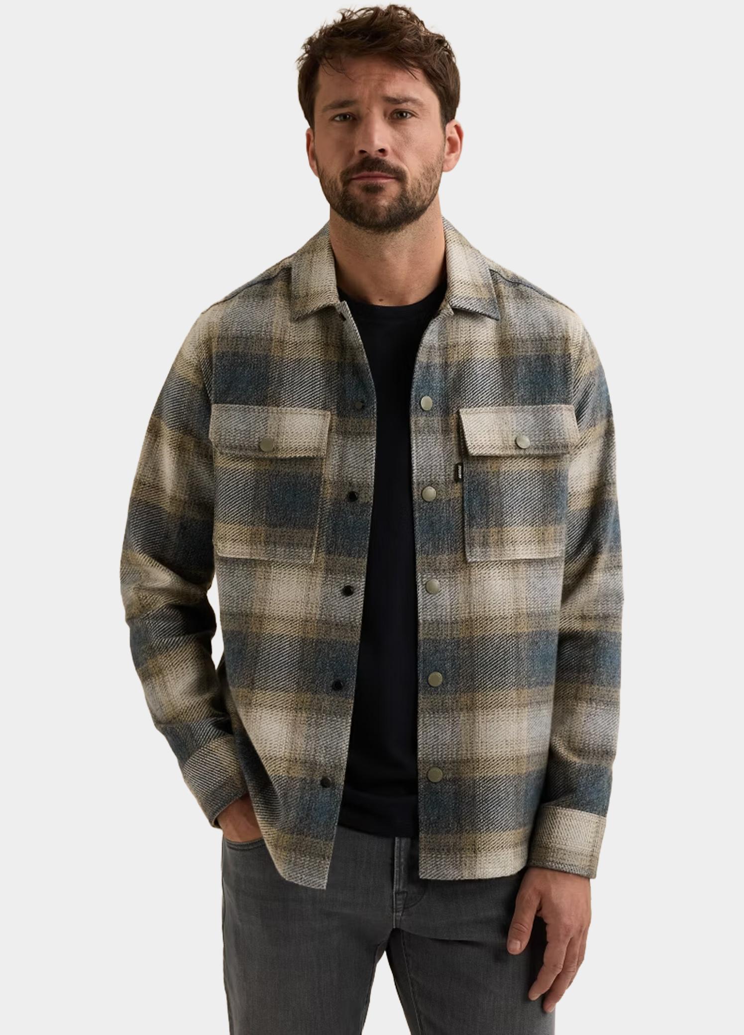 Vanguard Overshirt Multi Long sleeve shirt Check Brush VSI2608212/5356