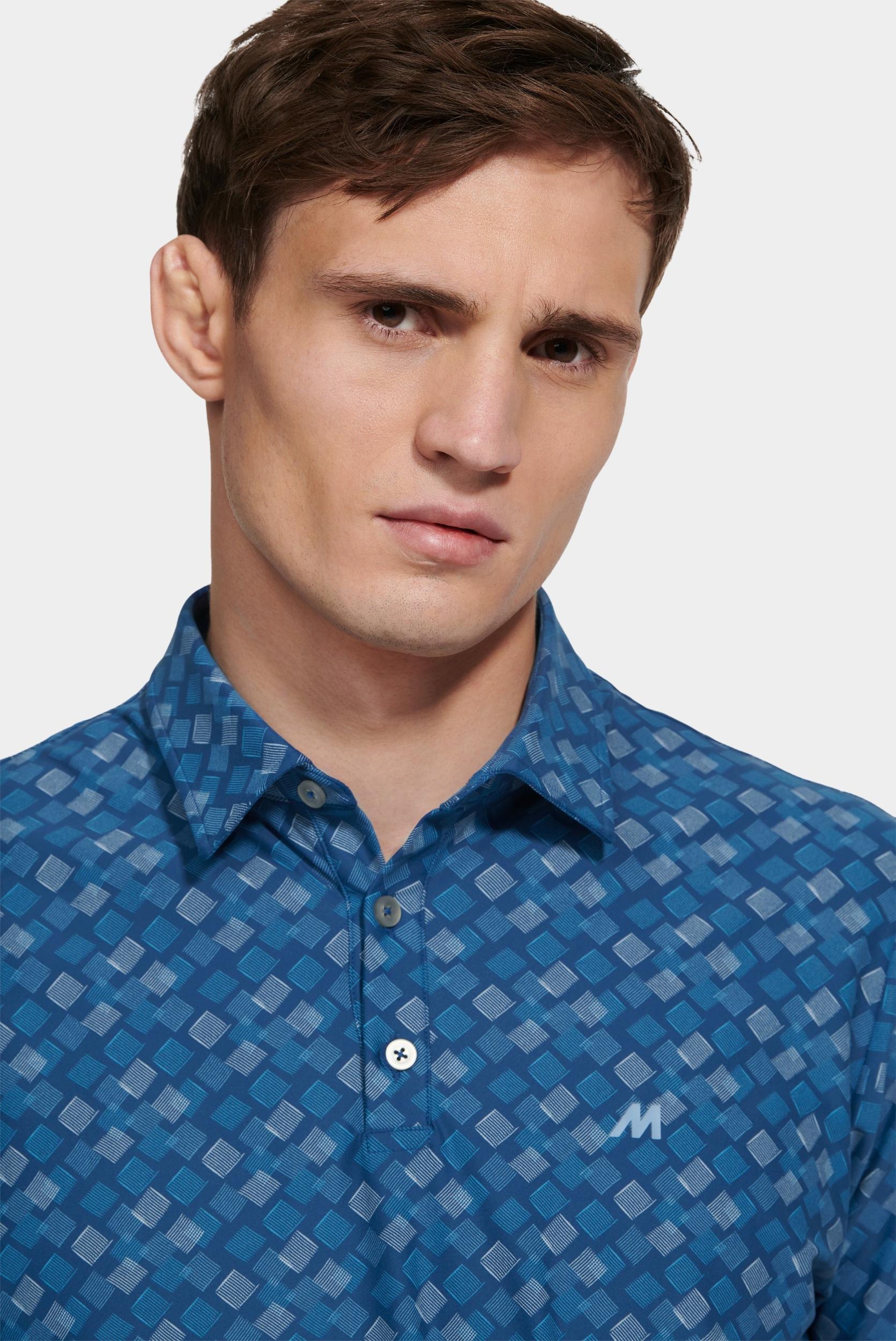 Meyer Polo korte mouw Blauw PHIL Art.9-9008 9539900800/16