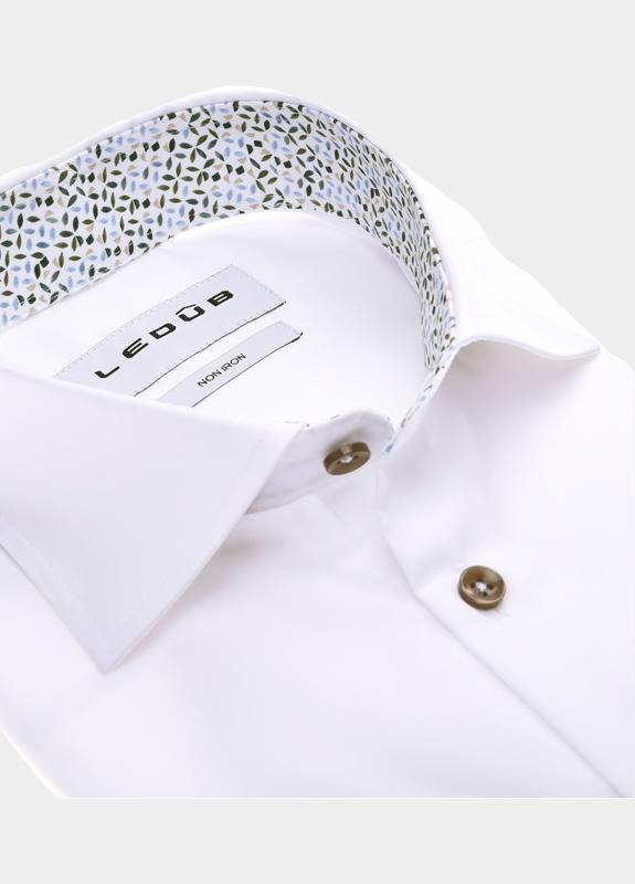Ledub Business hemd lange mouw Wit  0143051/910-130-000
