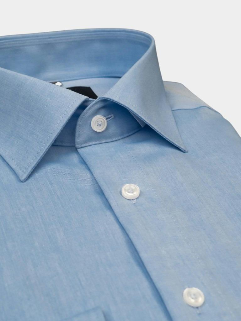 Commander Business hemd lange mouw Blauw Cityhemd Modern Fit 1/1 Arm 213011766/605