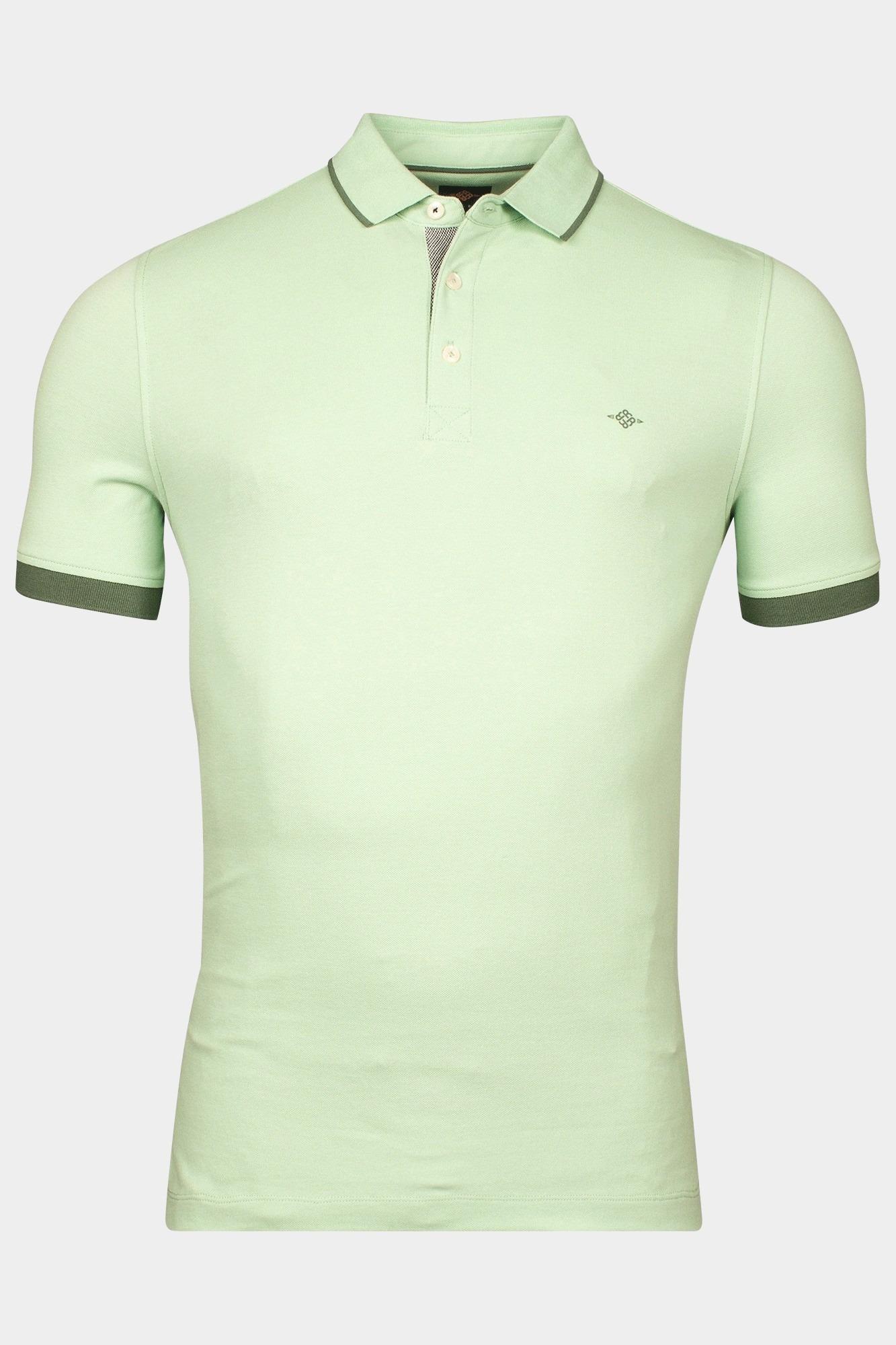 Baileys Polo korte mouw Groen Poloshirt Solid Pique 515234/71