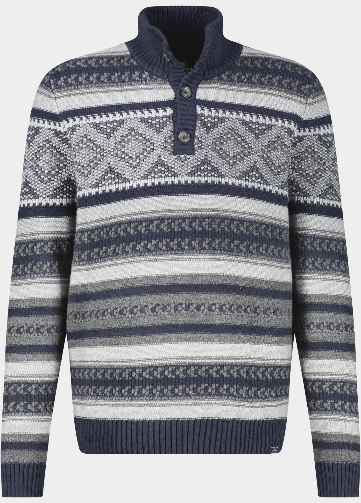 Lerros Polo lange mouwen heren Blauw  26O5471/485