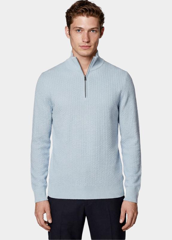 BOSS Black Pullover Blauw H-Ulicio 10276796 01 50555118/450