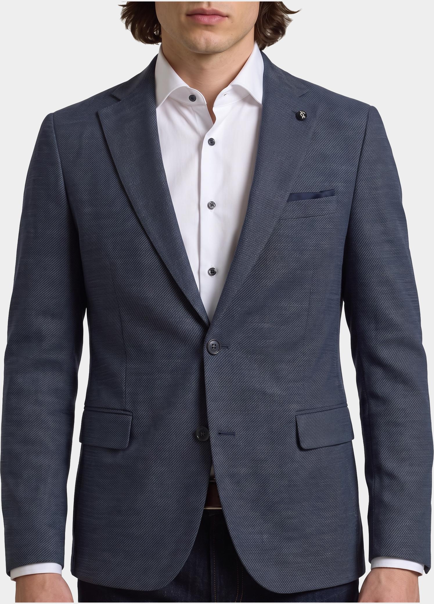 Carl Gross Colbert Mix & Match Blauw Sakko/Jacket CG Franjo-J SV 20.080J1 / 325192/63