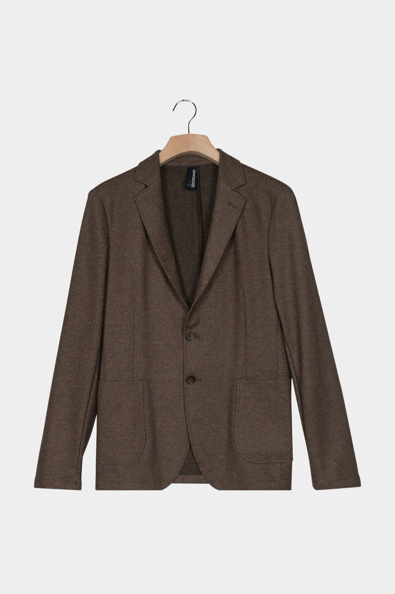 Giordano Blazer Bruin Trevi Shirt Jacket Knitted Wo 522609/80