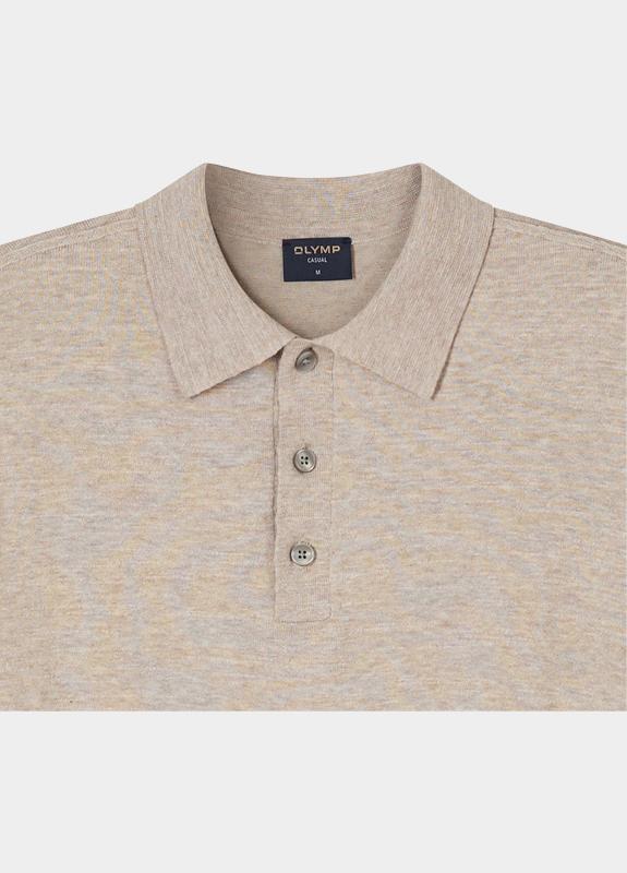Olymp Polo heren Beige  530812/22