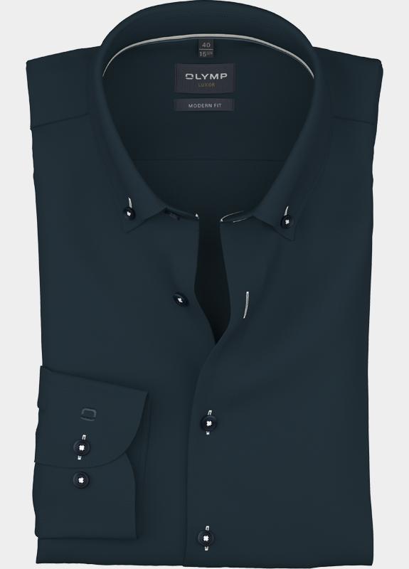 Olymp Zakelijk overhemd heren Blauw Luxor 129414/18