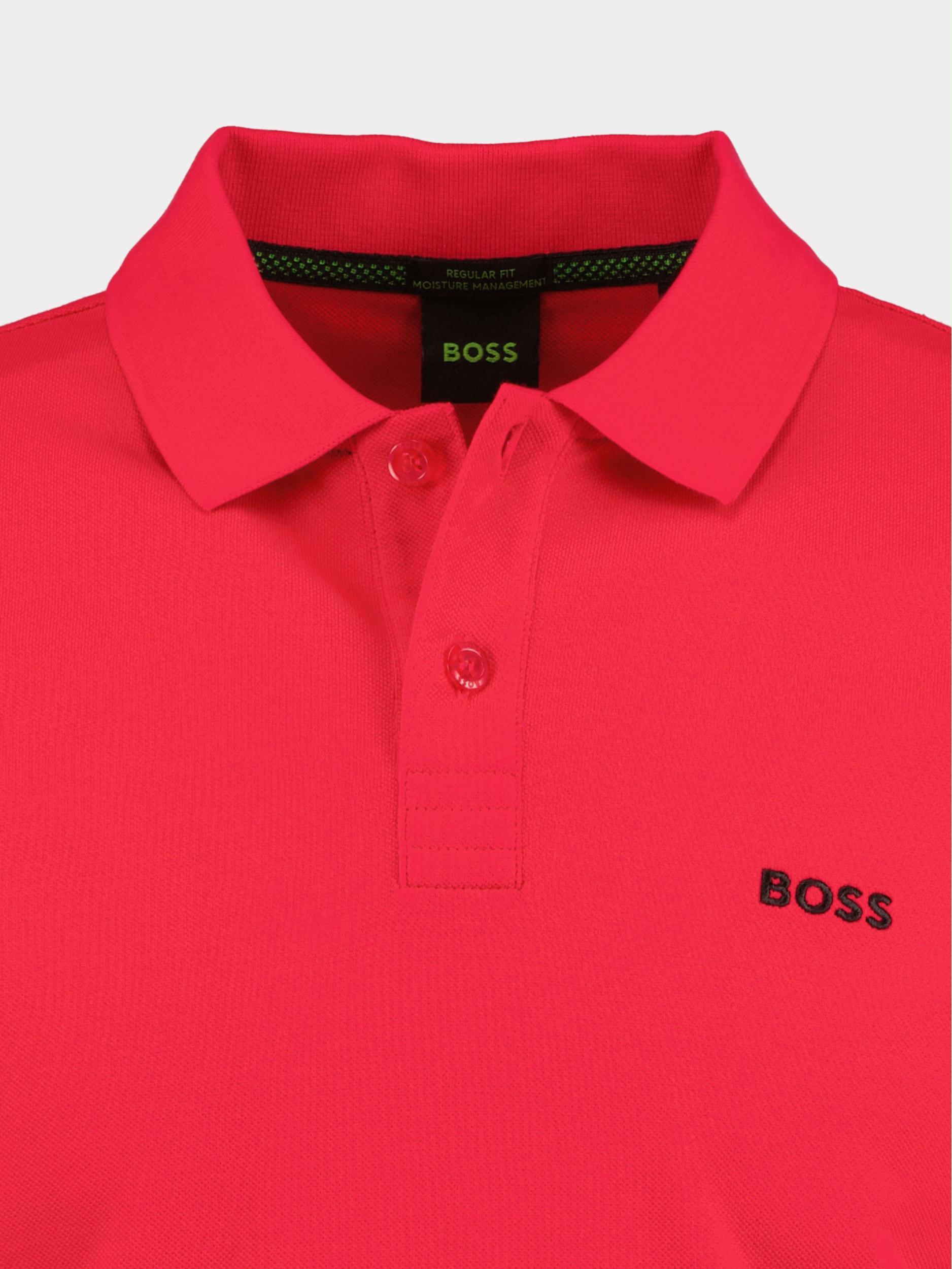 BOSS Green Polo korte mouw Roze Piro 10241785 01 50469258/673