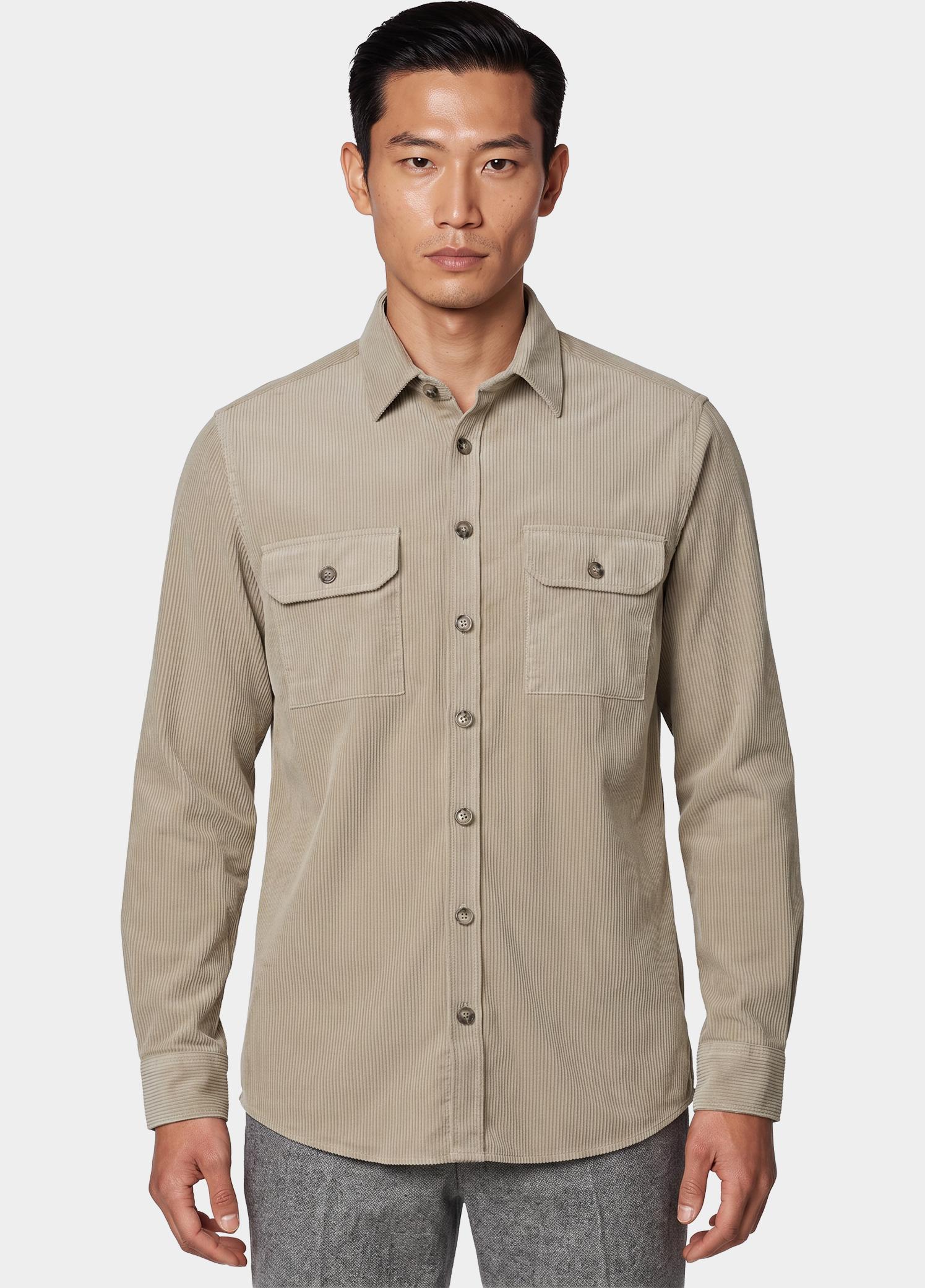 Casamoda Overhemd heren Beige  126132150/600