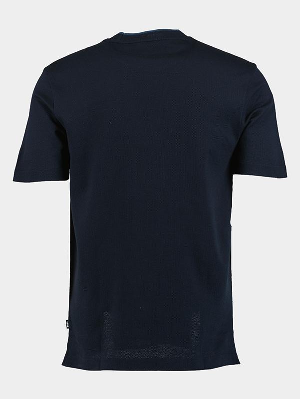 BOSS Black T-shirt korte mouw Blauw H-Thompson 59 10266434 01 50524998/405