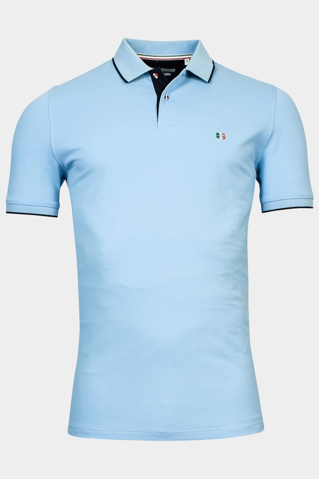 Giordano Polo korte mouw Blauw Nico short sleeve signature p 516587/63